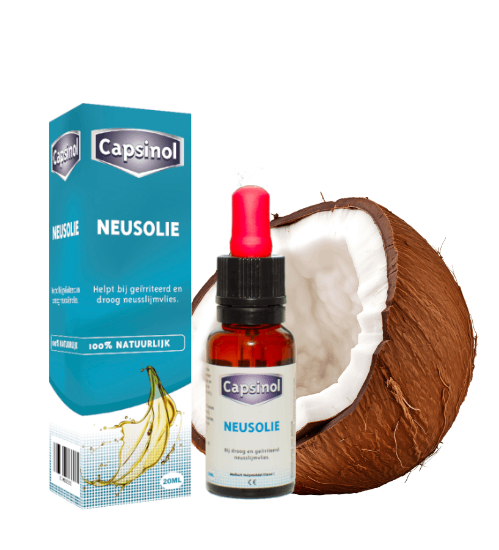 Capsinol huile de nez, avec du huile de coco